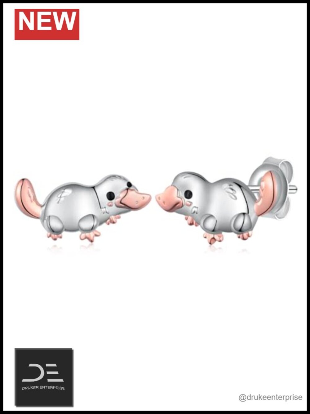 Sterling Silver Animal Stud Earrings for Women